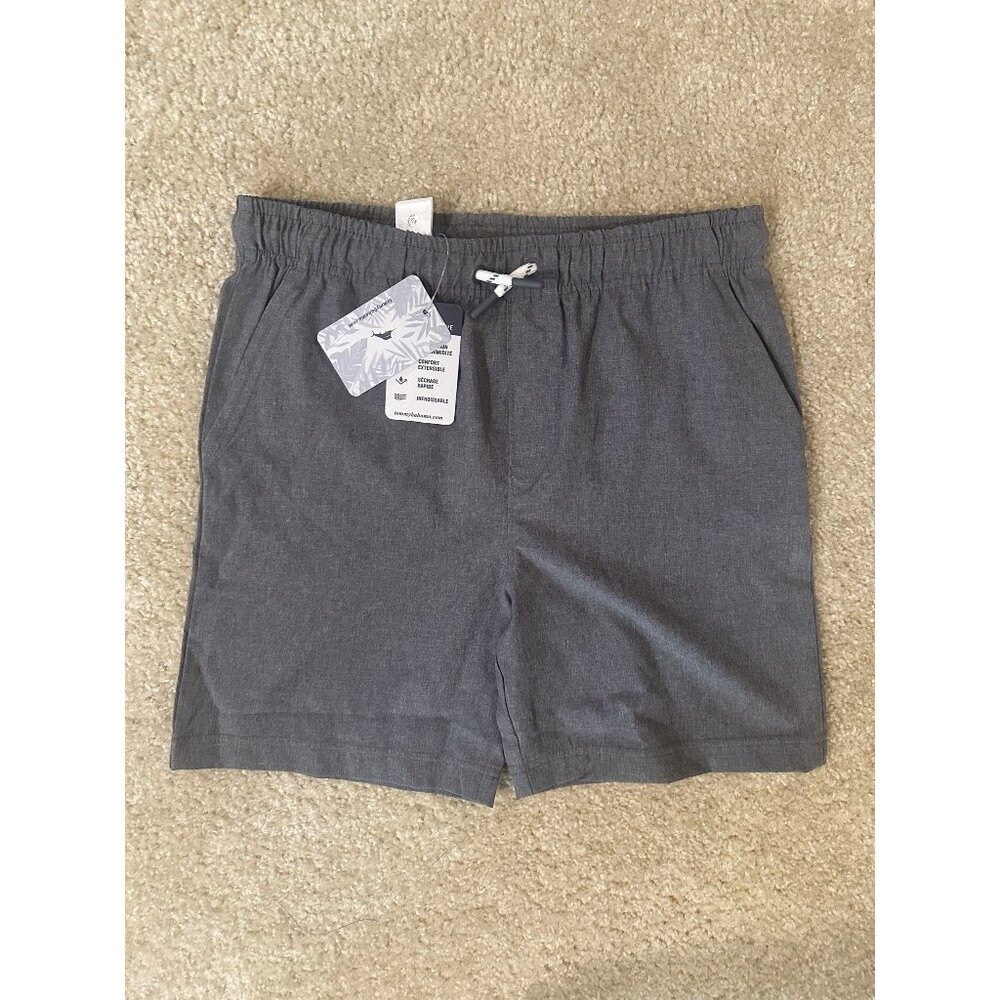 NWT Tommy Bahama Active Boys Shorts Gray Size L (10/12) Youth Size Lightweight